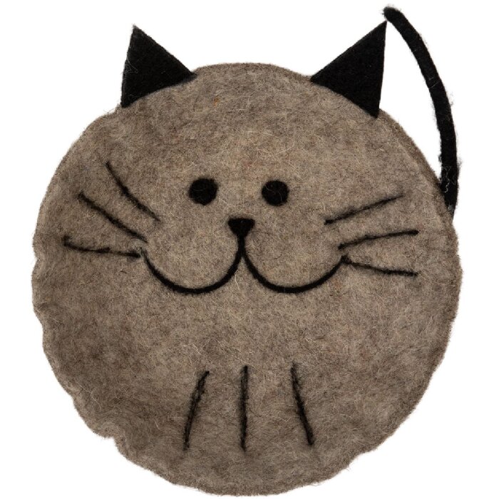 Clayre & Eef 66300 Cuenco de Fieltro Perro 18x18x6 cm