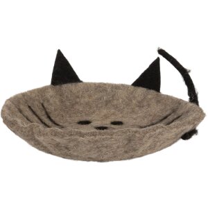 Clayre & Eef 66300 Cuenco de Fieltro Perro 18x18x6 cm