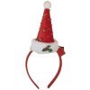 Clayre & Eef 66351 Diadema con Gorro de Navidad con LED 12x7x27 cm