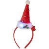 Clayre & Eef 66351 Diadema con Gorro de Navidad con LED 12x7x27 cm