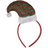 Diadema con gorro de Navidad Clayre & Eef 66353 12x6x22 cm