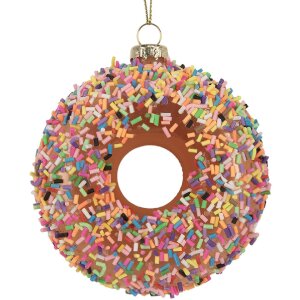Adorno navideño Clayre & Eef 6GL5254 Ø 10x4 cm