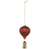 Adorno navideño Clayre & Eef 6GL5255 Rojo y Dorado Ø 7x15 cm