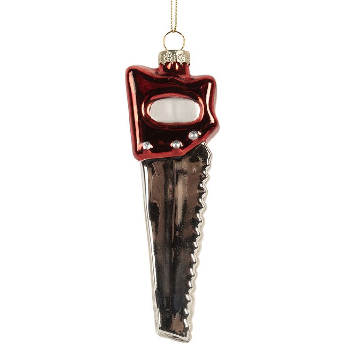Adorno navideño Clayre & Eef 6GL5257 4x3x13 cm Plateado