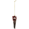 Adorno navideño Clayre & Eef 6GL5257 4x3x13 cm Plateado
