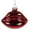 Adorno de Navidad Clayre & Eef 6GL5261 Rojo 8x4x7 cm