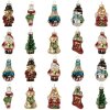 Clayre & Eef 6GL5262 Adornos Navideños Set 20 28x20x4 cm