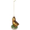 Adorno navideño Clayre & Eef 6GL5266 6x5x11 cm Marrón Verde Cristal