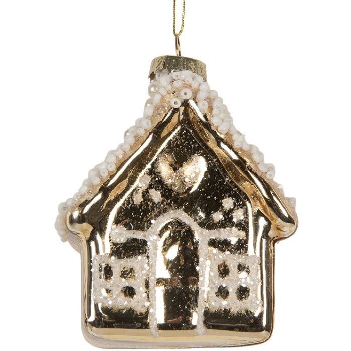 Adorno navideño Clayre & Eef 6GL5268 7x7x9 cm Dorado