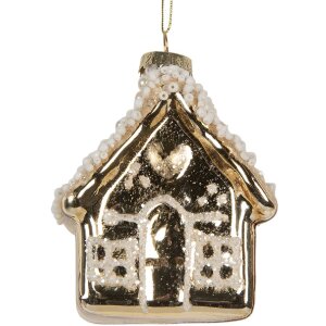 Adorno navideño Clayre & Eef 6GL5268 7x7x9 cm Dorado