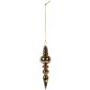 Clayre & Eef 6GL5270 Adorno de Navidad Ø 4x16 cm Dorado