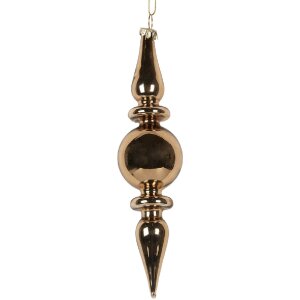 Adorno navideño Clayre & Eef 6GL5271 Ø 5x19 cm Dorado