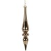Clayre & Eef 6GL5272 Adorno de Navidad Ø 3x18 cm Dorado