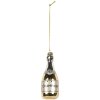 Adorno navideño Clayre & Eef 6GL5278 Ø 5x14 cm Dorado y Plateado
