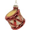 Adorno navideño Clayre & Eef 6GL5279 Ø 4x5 cm Rojo Dorado