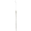 Adorno navideño Clayre & Eef 6GL5284 Ø 2x25 cm Cristal