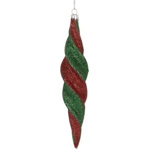 Clayre & Eef 6GL5286 Adorno de Navidad Ø 5x22 cm