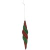 Clayre & Eef 6GL5286 Adorno de Navidad Ø 5x22 cm