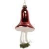 Adorno navideño Clayre & Eef 6GL5287 Ø 6x12 cm Rojo y Blanco