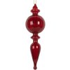 Bola de Navidad Clayre & Eef 6GL5288 Ø 5x17 cm roja