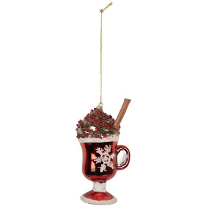 Adorno navideño Clayre & Eef 6GL5289 7x6x12 cm...