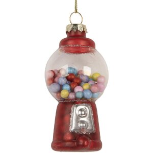 Adorno navideño Clayre & Eef 6GL5303 Ø 5x9 cm Rojo