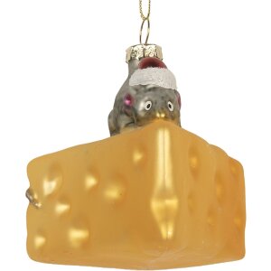 Adorno de Navidad Clayre & Eef 6GL5305 8x8x8 cm