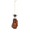 Adorno Navideño Clayre & Eef 6GL5311 6x4x13 cm Marrón y Negro