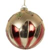 Adorno navideño Clayre & Eef 6GL5316 Ø 8x8 cm Dorado Rojo