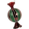 Adorno de Navidad Clayre & Eef 6GL5319 7x7x12 cm Rojo y Verde