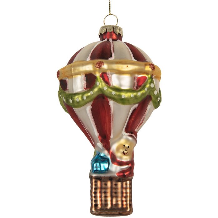 Adorno navideño Clayre & Eef 6GL5323 Ø 8x14 cm Multicolor
