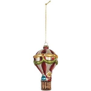 Adorno navideño Clayre & Eef 6GL5323 Ø 8x14 cm Multicolor