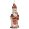 Adorno navideño Clayre & Eef 6GL5324 5x5x15 cm Rojo y Blanco