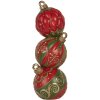 Clayre & Eef 6PR5617 Decoración Bola de Navidad LED 14x14x40 cm