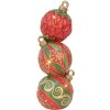 Clayre & Eef 6PR5617 Decoración Bola de Navidad LED 14x14x40 cm