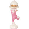 Clayre & Eef 6PR5618 Decoración Elfo 12x8x21 cm Rosa Beige
