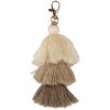 Juleeze JZKC0216 Llavero Beige 4x4x13 cm
