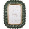 Clayre & Eef 2F1281 Marco de Fotos 17x2x21 cm / 10x15 cm Verde Dorado
