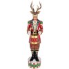 Decoración Reno Clayre & Eef 5PR0155 25x22x82 cm Marrón Rojo