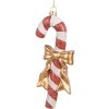 Adorno de Navidad Bastón de Caramelo Clayre & Eef 66084 8x3x18 cm Rojo y Blanco
