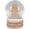 Bola de Nieve Ø 5x7 cm Decoración para Navidad Clayre & Eef 66086