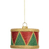 Adorno de Trompeta Ø 7x5 cm rojo Clayre & Eef 66088
