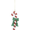Clayre & Eef 66093 Decoración Adorno Bastón de Caramelo 8x3x17 cm Rojo Blanco
