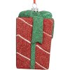 Clayre & Eef 66095 Decoración Adorno Caja de Regalo 8x8x11 cm Rojo y Verde