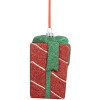 Clayre & Eef 66095 Decoración Adorno Caja de Regalo 8x8x11 cm Rojo y Verde