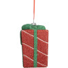 Clayre & Eef 66095 Decoración Adorno Caja de Regalo 8x8x11 cm Rojo y Verde