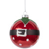 Adorno de Navidad Clayre & Eef 6GL5138 Ø 8 cm Rojo