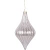 Adorno navideño Clayre & Eef 6GL5142 Ø 8x15 cm Plateado