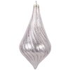 Adorno de Navidad Clayre & Eef 6GL5143 Ø 8x17 cm Plateado