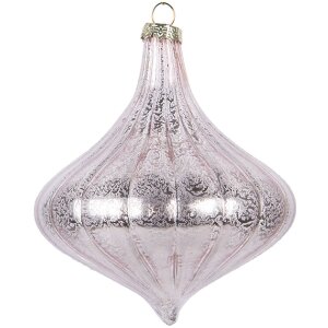 Bola de Navidad Rosa Clayre & Eef 6GL5145 10x10 cm